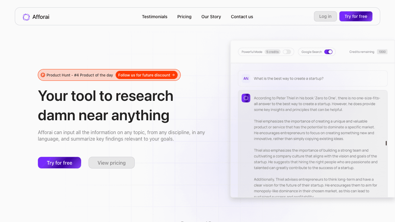 Enable JavaScript to use Afforai