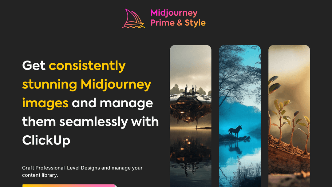 Transform your creative chaos with Midjourney Prime & Style