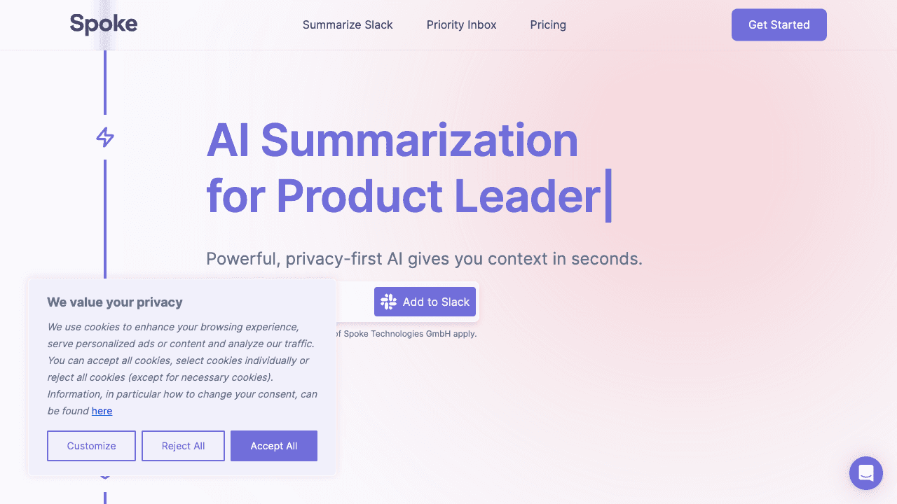 Actionable AI-Summaries for async comms